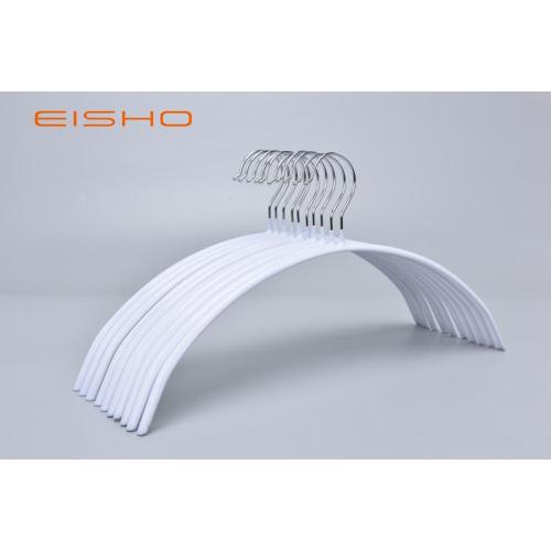 White PVC Coated Clothes Hanger