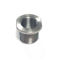 Flat barrel thread adapter oil connector