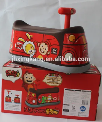 Hot selling kids ride on toy car four universal wheels scooter