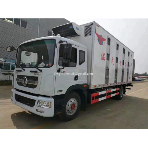 Dongfeng Box Refrigerator Truck 5Tons Pigs Transport