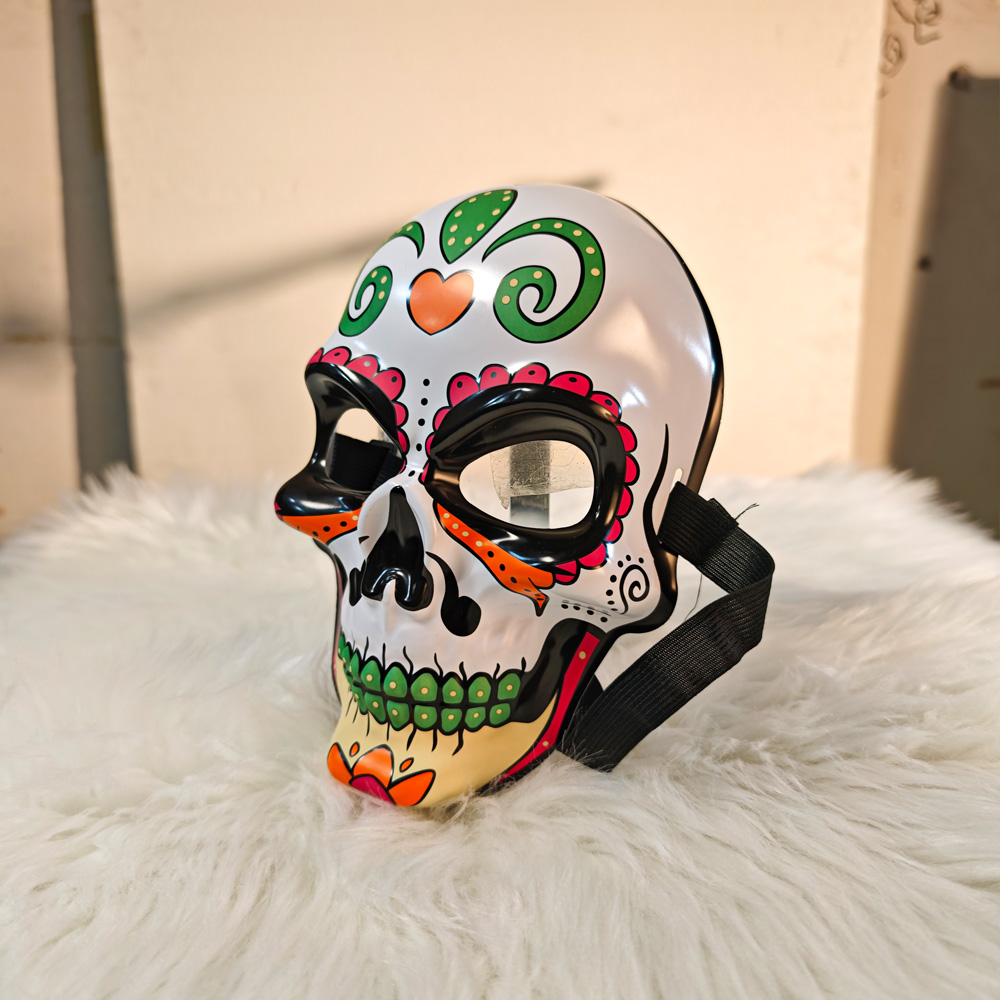 Painted Ghost Head Mask
