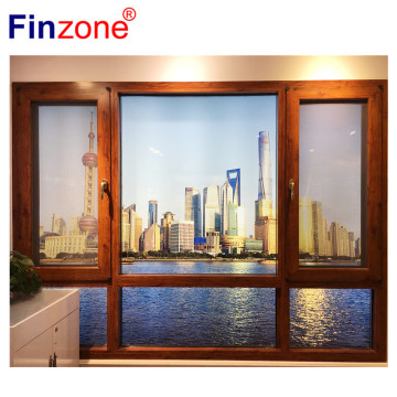 Swing Out Aluminum Thermal Break Casement Window with Metal Mesh