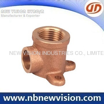 Montagem com Flange de bronze