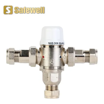 Temperature mixing valve