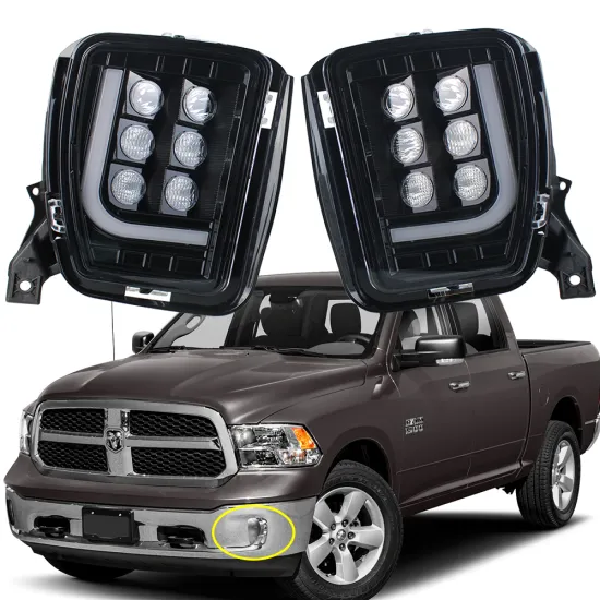 LED Fog Lights with Daytime Running Lights for Dodge Ram 1500 Pickup