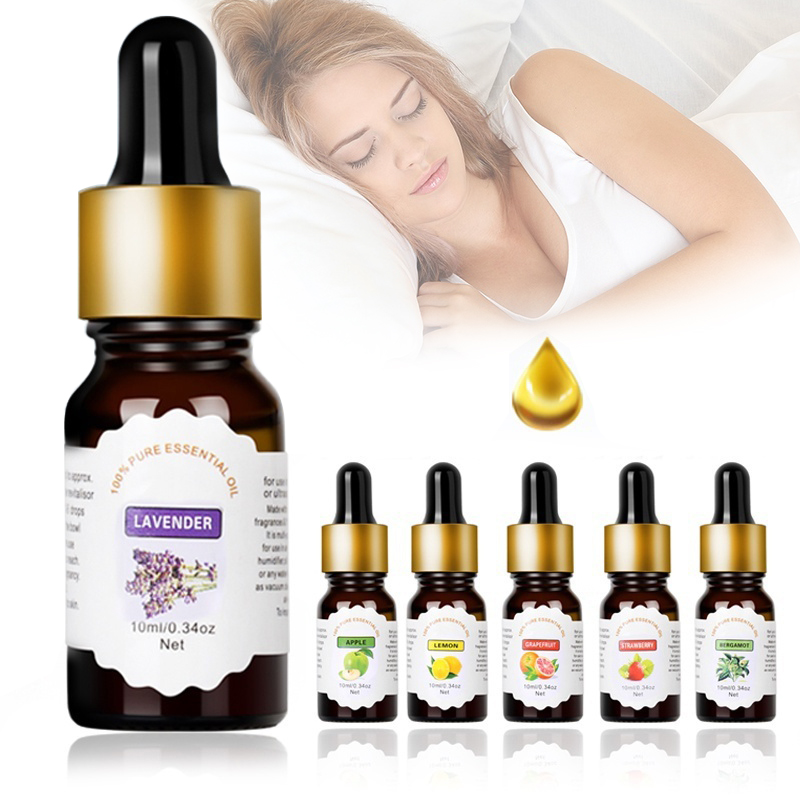 10ml Flower Fruit Essential Oils for Humidifier for Aromatherapy Pour Diffusers Skin Care Tea Tree Oil Relieve Stress TSLM1