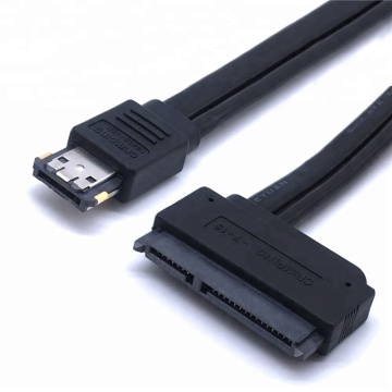 Da sata a eSatap (2,5 HDD 22pin 7pin+15pin) Cavo a spina calda - nero
