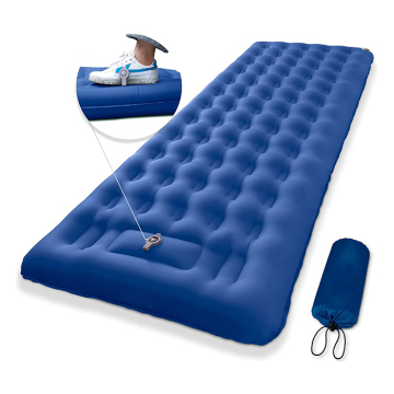 Hypo-Allergenic Outdoor Low Loss Portable Camping Air Bed with Foot Pump