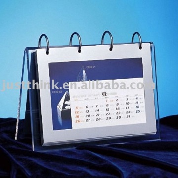 acrylic calendar holder