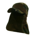 UV koruma Flex-FIt kova şapka çıkarılabilir flep ile