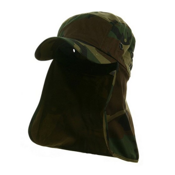 UV Protection Flex-FIt Bucket Hats with Detachable Flap