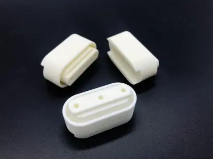 Machining of alumina ceramic components for electronics