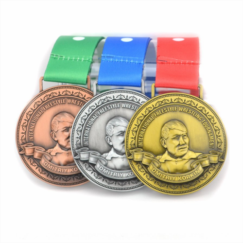 Custom commendation award medal set