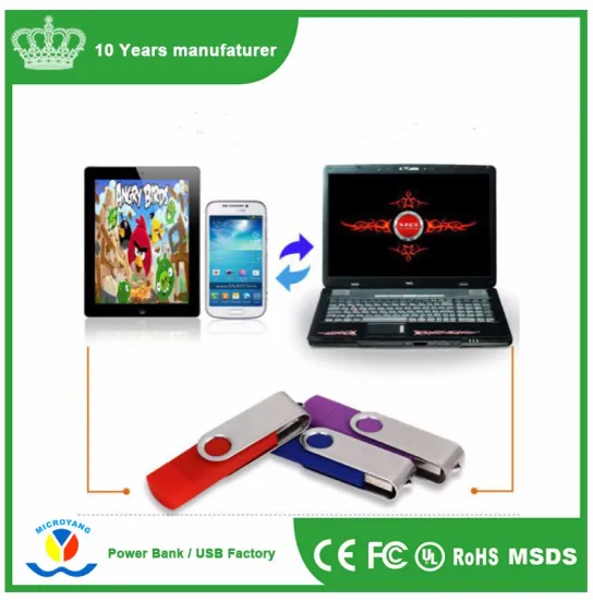 8-64GB Twister OTG USB Flash Drives Memory Stick Pen Drive for Mobile Smartphone