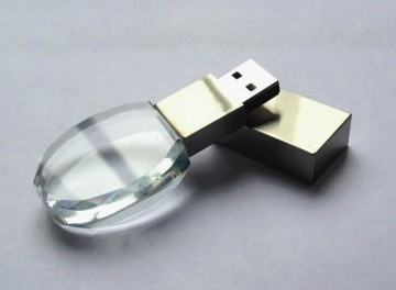 Fashion Design Shape Crystal USB Flash Stick