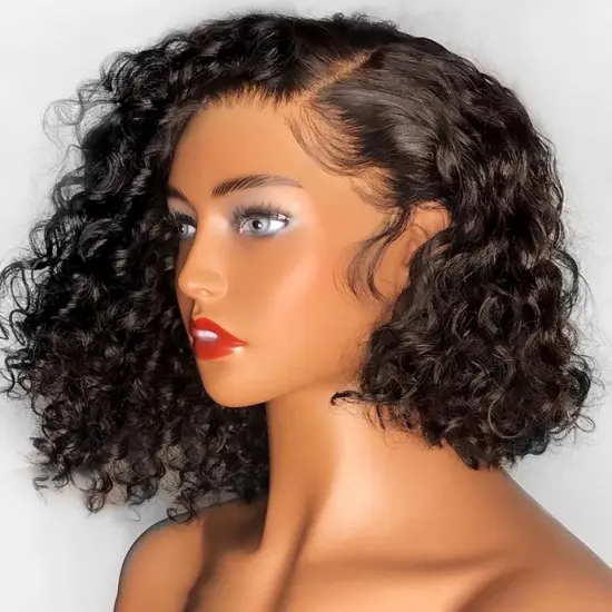 Cut Short Human Hair Wig Top Sale Wigs Short Curl Wigs Human Hair