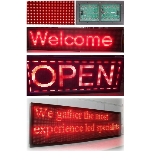 single red price LED display screen