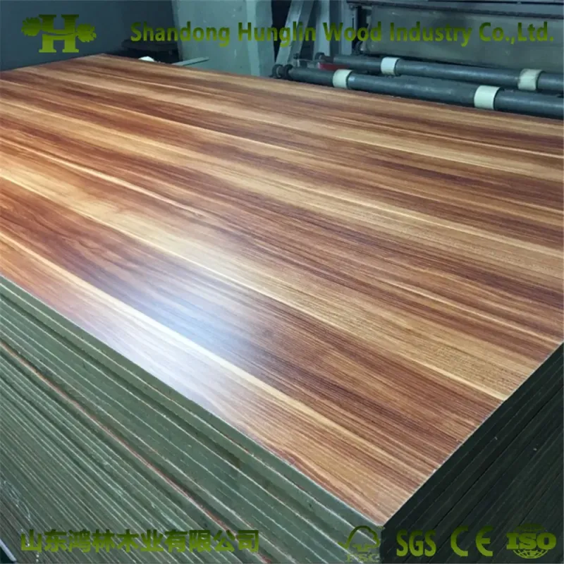 High Glossy PVC / HPL / UV/Melamine Paper Coated MDF