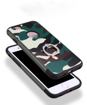 Original two in one pc tpu hard armor kickstand back cover for iphone se 5 6 plus 7 plus mobile phone case