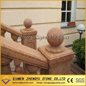High Polished Natural Stone Handrails For Porch Steps