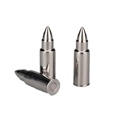 Whiskey Stones Bullets Stainless Steel