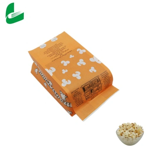 Hot Sale Packaging Paper Greaseproof Clear Microwave Popcorn Bags China Manufacturer
