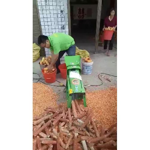 Low Cost Maize Peeler And Thresher Machine