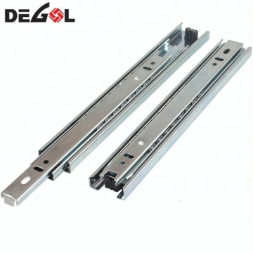 Hot selling triple extension soft closing iron drawer slide for furniture