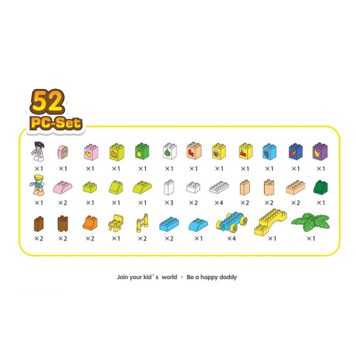 Bloques de construcción plásticos creativos 68pcs para los niños