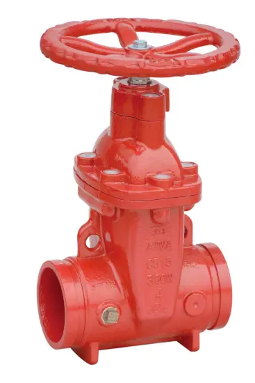 American Grooved Resilient NRS Gate Valve