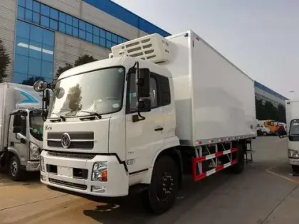 imported Carrier Independent refrigeration refrigerator trucks