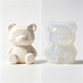 Anti-yellow transparent silicone for art casting