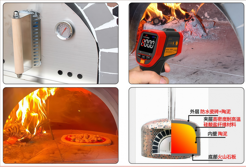 Wood Fired Brick Pizza Oven