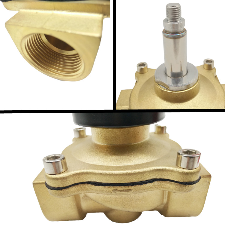 Details of AC220V/DC24V 2W250-25 Brass Body solenoid valve: