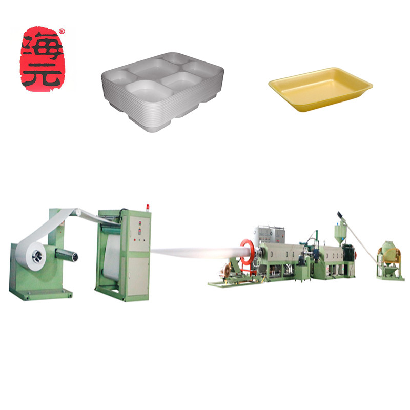 White Styrofoam Food Box Forming Machine