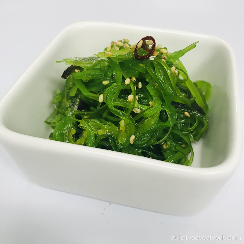 Salada congelada Wakame Seaweed com sésamo
