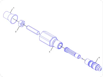 Wheel excavator M318D hydraulic transmission valve 3150489/3150489
