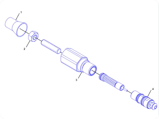 Wheel excavator M318D hydraulic transmission valve 3150489/3150489