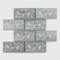 Rectangle Shape Natural Marble Stone Mosaic Tiles