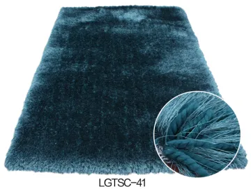 Elastic&300D Silk Shaggy Rug