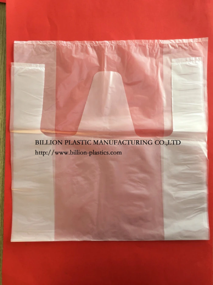 Rubbish Bag T-Shirt Bag Carrier Bag Shopping Bag Polybag Gusset Bag Garbage Bag TF-17062303