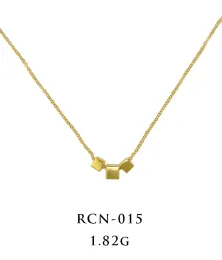 Necklace with Stationed Cubes