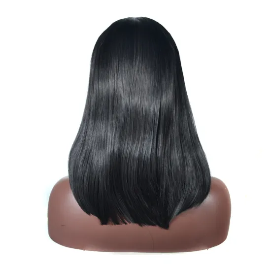 AliLeader Shoulder Length Synthetic Hair Bob Lace Front Wig For African Ladies