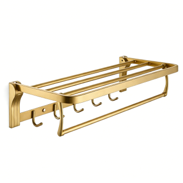 Stainless Steel Wall Mounted Fold Up Towel Rack