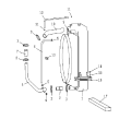 Shantui SR20 hydraulic oil radiator assembly 263-03-01000