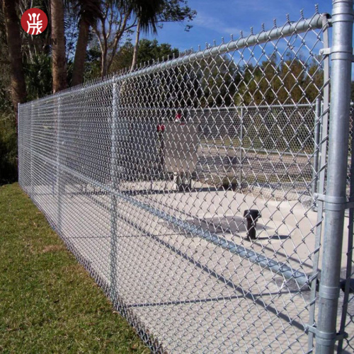 Chain Link Mesh Fence Custom Pvc Chain Link Cyclone Wire Fence Manufactory