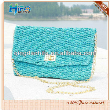 HIFA Fashion Paper Straw Crochet Handbag