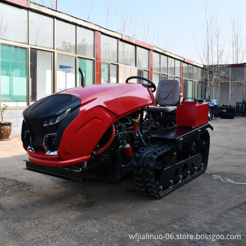 Remote Control Crawler Tractor with Rotary Cultivator