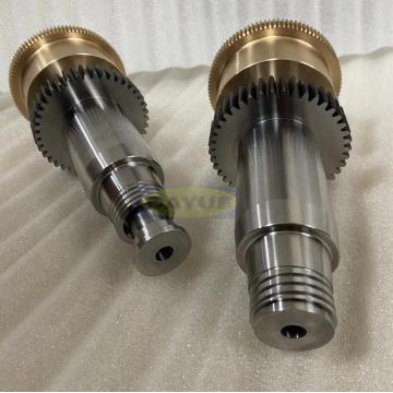 Thread grinding core pin cosmetic mold components