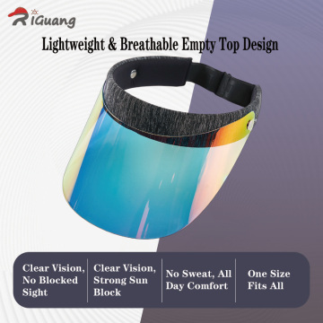 High Performance Cool Reflective Visor for Outdoor Use
